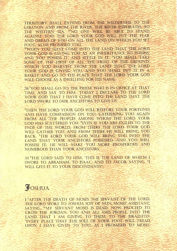 Bush Scroll Bible verses page 4